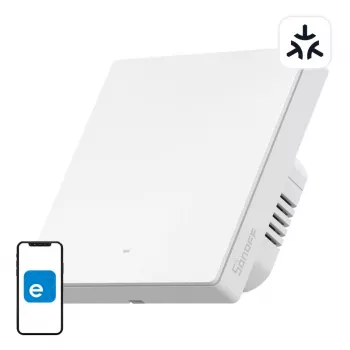 Inteligentny włącznik ścienny Wi‑Fi Sonoff M5-1C-86W 1‑kanałowy do sterowania jednym obwodem