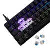 Klawiatura mechaniczna White Shark Shinobi-2 niebieski Switch Czarna układ US