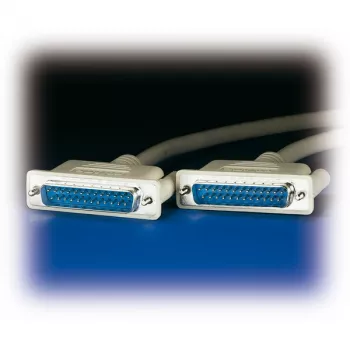 Kabel szeregowy ROLINE - DB-25 (M) do DB-25 (M)