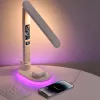 Lampa stołowa Hawk HW-LAMP03 Biała RGB — regulowana lampka biurkowa LED z oświetleniem RGB