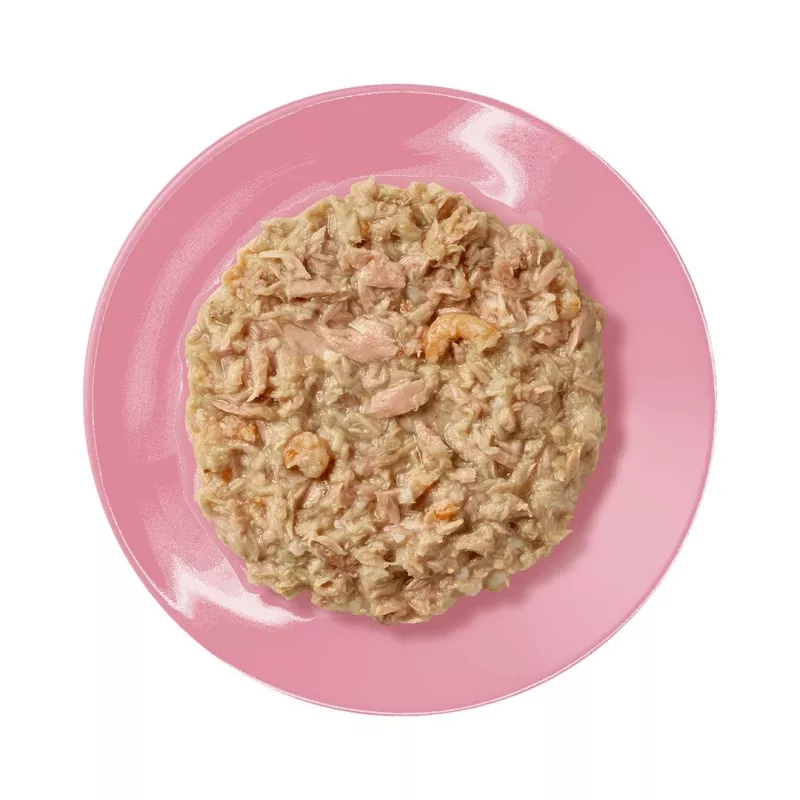 Applaws filet z tuńczyka z krewetkami w bulionie, mokra karma dla kotów, 70 g