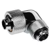 Alphacool Eiszapfen Connector 90 degrees G1/4 cala AG do 16/10mm - obrotowy, chromowany srebrny