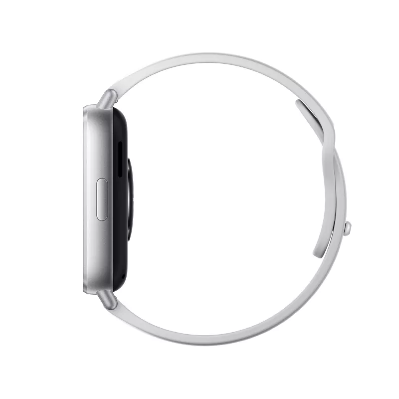 Smartwatch Xiaomi Redmi Watch 5 Active — 2 cale (5,08 cm) LCD, 320×385, 470 mAh, srebrny, pasek TPU, 42,2 g