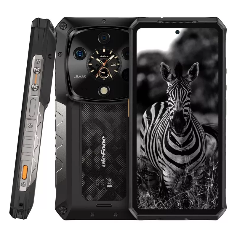 Wzmocniony smartfon UleFone Armor 28 Ultra 5G — 16 GB RAM, 1 TB pamięci, czarny
