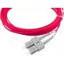Światłowodowy kabel krosowy CBO SFP3233FU5MK 5 m OM4 SC na ST wielomodowy turkusowo-fioletowy