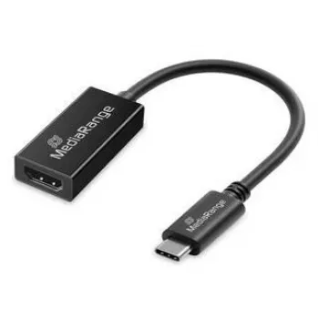 Konwerter audio i wideo USB Type-C na HDMI MediaRange MRCS234, 20 cm, czarny