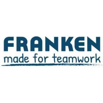 Magnetyczny uchwyt na etykiety Franken C124G — 5,0 x 1,5 cm, ciemnobrązowy