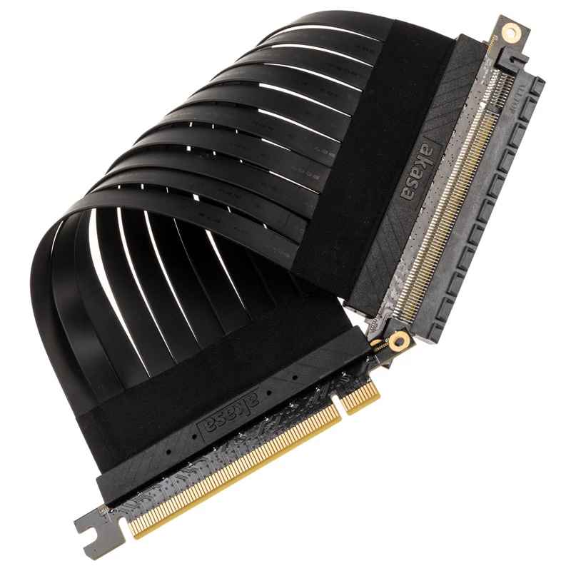 Kabel Riser Akasa RISER Czarny X2 Premium PCIe 3.0 x16 20 cm