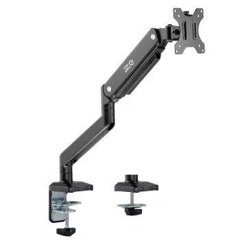 Ergo Office Uniwersalny Uchwyt Monitorowy na Biurko, Sprężyna Gazowa 17-35 15kg, VESA 75x75 / 100x100, ER-445