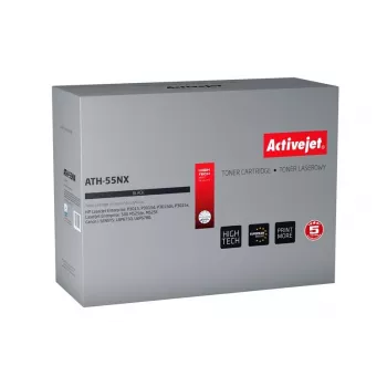 Activejet ATH-55NX Toner (zamiennik dla HP 55X CE255X, Canon CRG-724H; Supreme; 12500 stron; czarny)