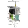 Elektryczna składana suszarka na pranie Adler AD 7829 — 300 W, 148×52×90 cm, biała, wolnostojąca