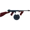 Pulio metal gangster pistol 155132/6 — zabawkowy pistolet sprężynowy, metalowa konstrukcja, pojemność 8 naboi