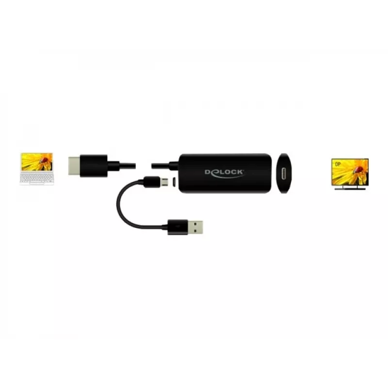 Adapter HDMI-A męski na USB Type-C żeński DeLOCK 63251