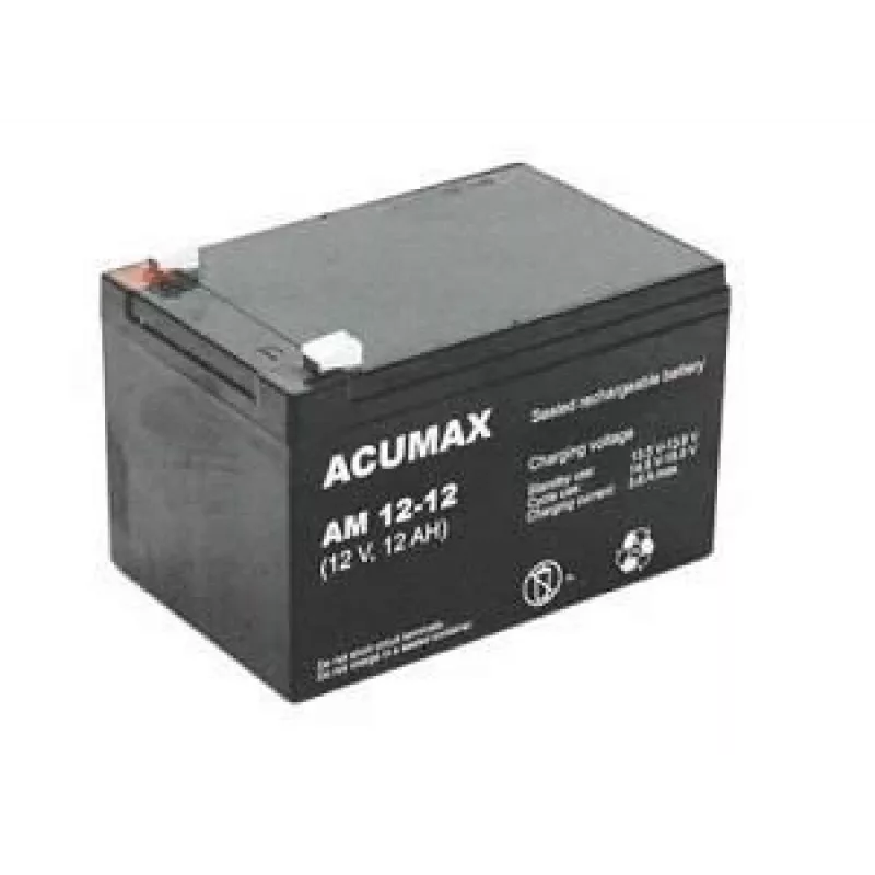 12V 12AH Vrla AM12-12 Acumax Emu Battery