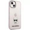 Karl Lagerfeld KLHCP14MCTRI Iphone 14 Plus / 15 Plus 6.7 Hardcase różowy / różowy przezroczysty etui z kotką Choupette
