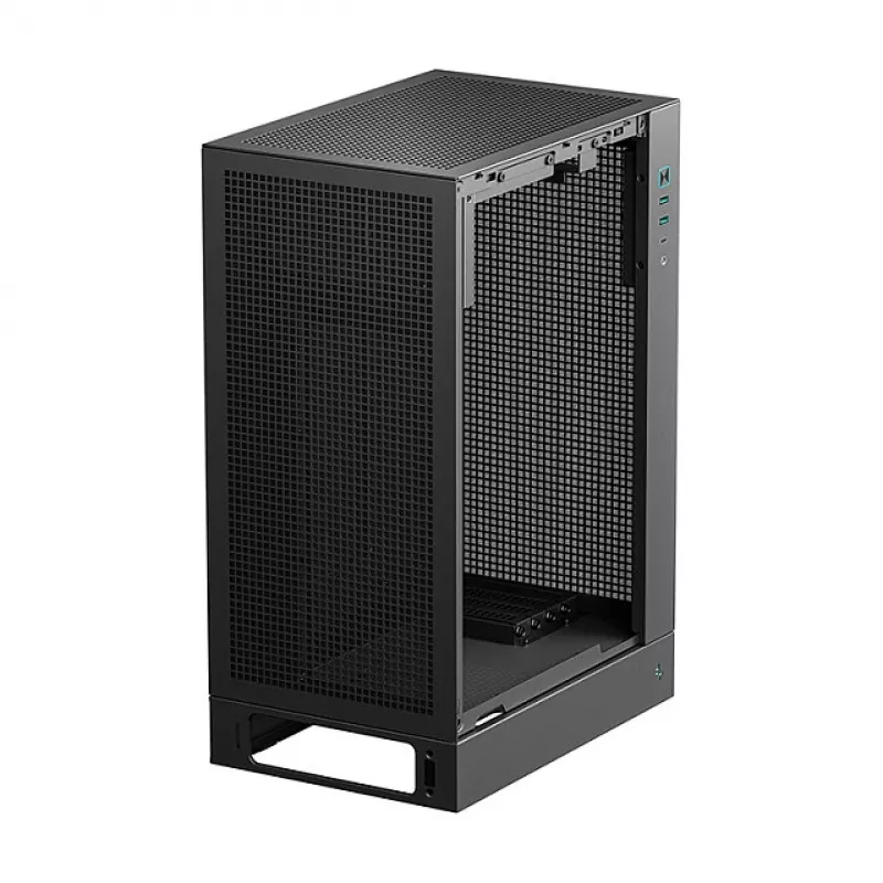 Obudowa PC DeepCool CH170 PLUS Tower Czarny — micro-ATX/mini-ITX, szkło hartowane, USB-C, zasilacz u góry