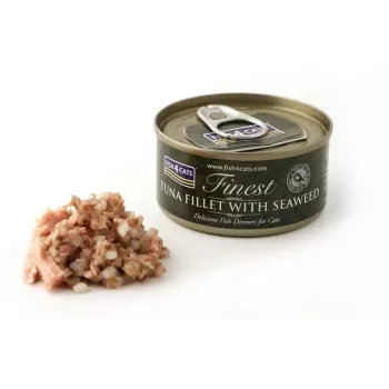 FISH4CATS Filet z tuńczyka z wodorostami - mokra karma dla kotów - 70g