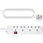 Wtyczka zasilacza VISION Duckhead do zasilacza Apple, pasuje do gniazda ósemkowego C7, wtyk EU CEE 7/7 Schuko, biała