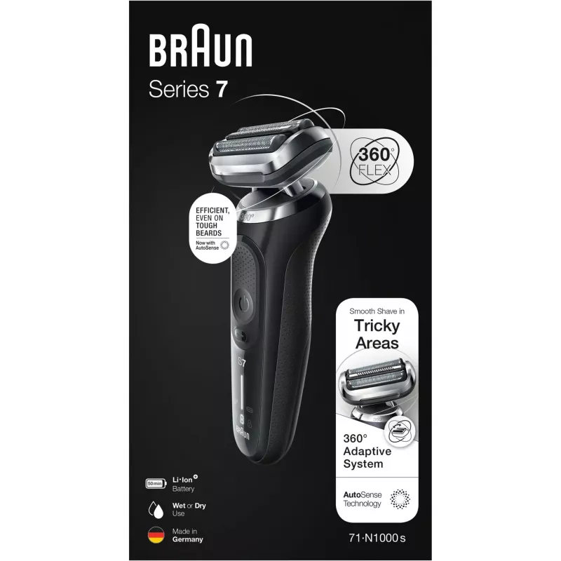 Braun Series 7 71-N1000s Golarka foliowa Czarny
