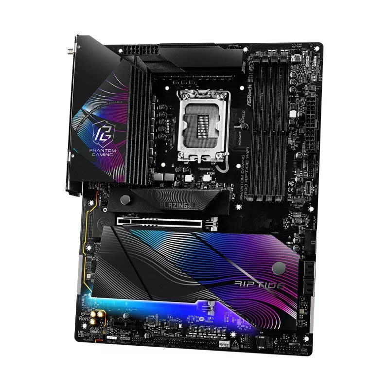 Płyta główna ASRock Z890 Riptide WiFi — Intel Z890, LGA1851, ATX, DDR5, 4 DIMM, Wi‑Fi 7, LAN 2.5Gb, Thunderbolt 4