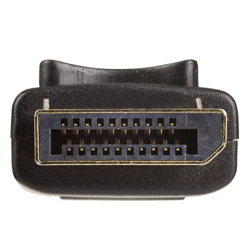 Kabel DisplayPort Akyga AK-AV-10, męski–męski, pozłacane wtyki, 1,8 m, czarny