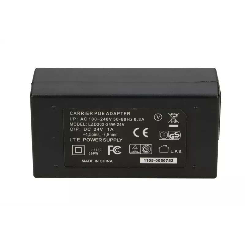 Extralink POE Power Supply POE-24-24W, 24 V, 1 A, 24 W, przewód w zestawie