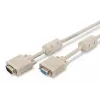 Przedłużacz do monitorów VGA DIGITUS AK-310203-030-E — 3 m, VGA (D-Sub) na VGA (D-Sub), 3Coax+7-żył, beżowy