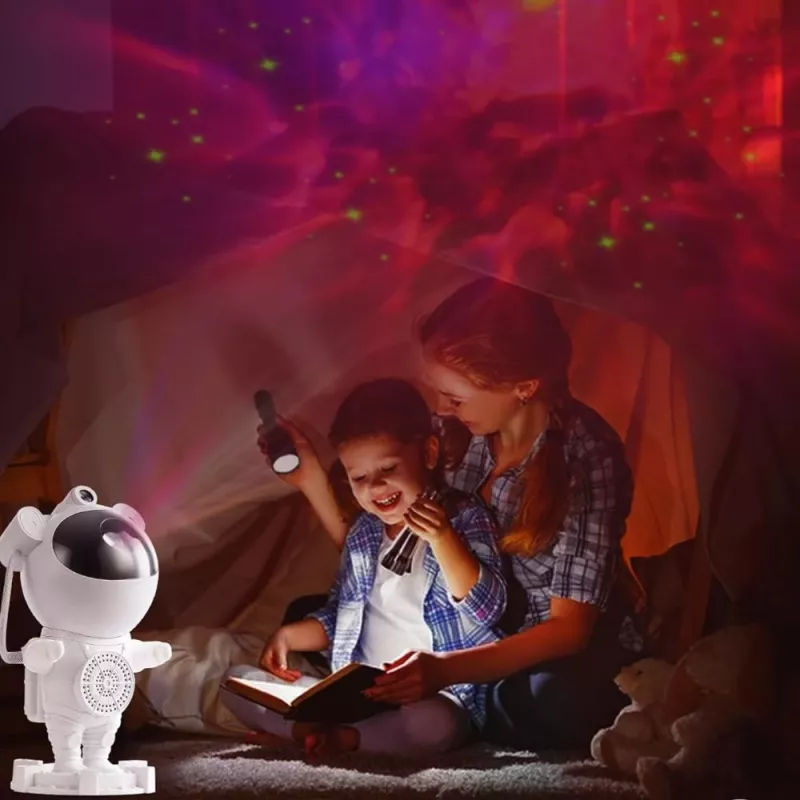 Lampa projektor gwiazd Hawk HW-STAR01 z wbudowanym głośnikiem — projektor galaktycznego światła