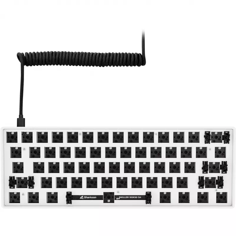 Klawiatura gamingowa Sharkoon SKILLER SGK50 S4 USB Biała