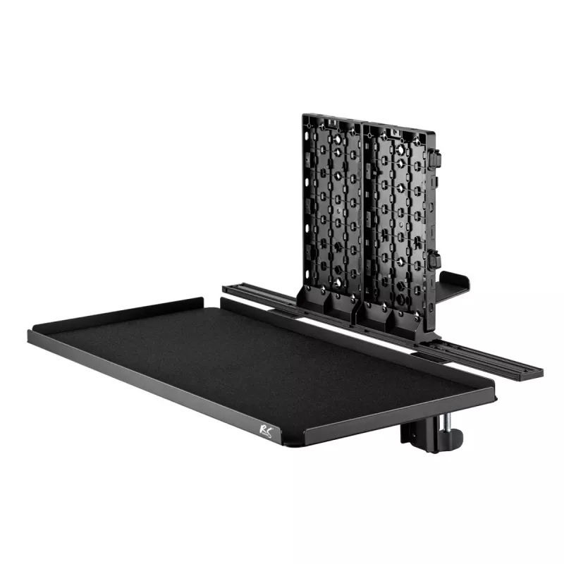 Półka przedłużająca do biurka NanoRS RS174 — kompaktowa półka na monitor/drobne przedmioty, udźwig 20 kg