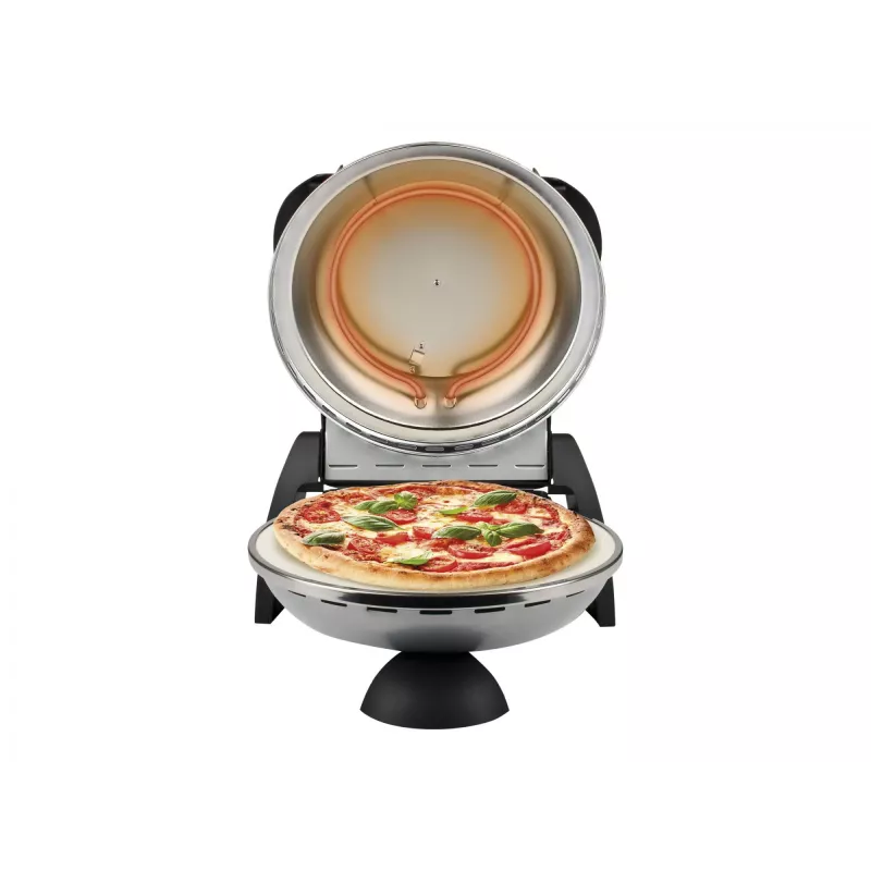 Maszynka do pizzy G3FERRARI Delizia 1200 W, kamienna powierzchnia do pieczenia, max 400°C, pizza 31 cm, timer, termostat
