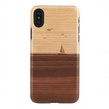 Etui na smartfona man and wood do iPhone X/XS — model mare, czarny