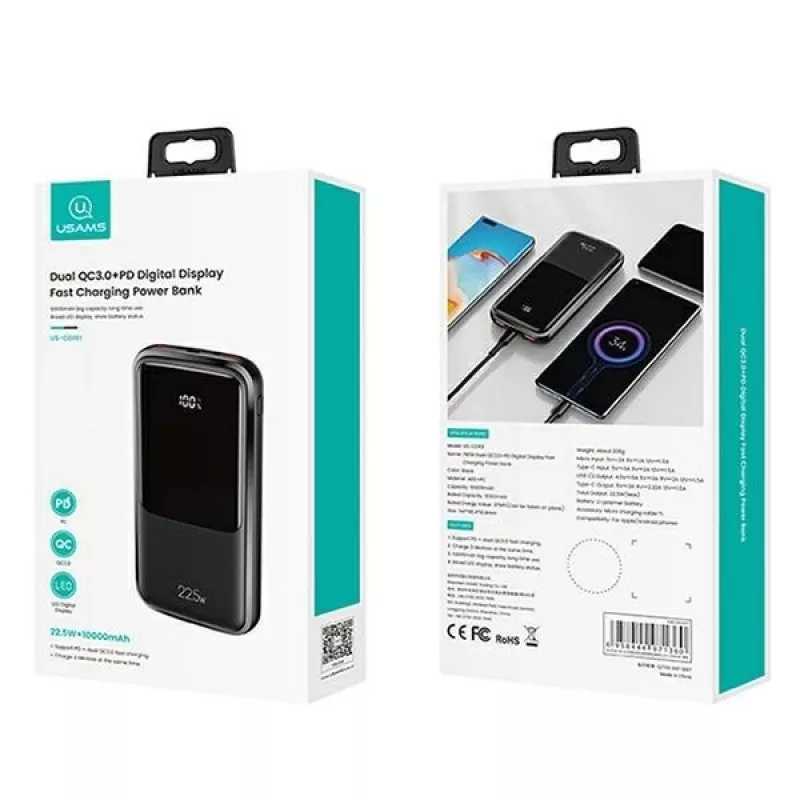 Przenośna ładowarka USAMS Powerbank PB58 10000mAh