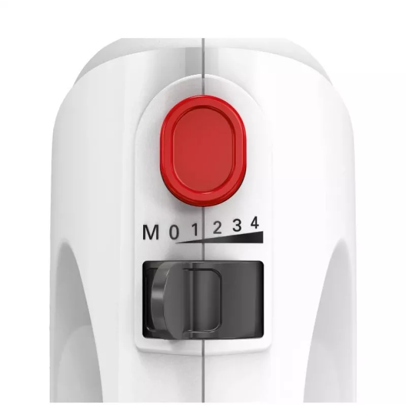 Mikser ręczny Bosch MQWPL2000 — 375 W, 4 prędkości, turbo, pulse, przystawki ze stali nierdzewnej, misa w zestawie