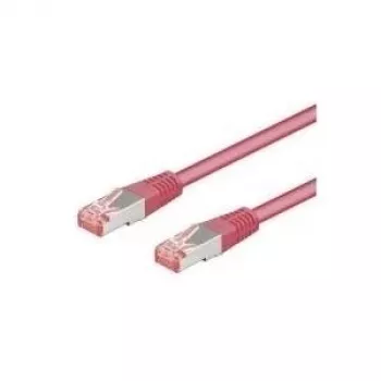 Kabel sieciowy Goobay 93339 magenta 0,25 m Kat.6