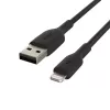 Przewód Belkin PVC USB-A do Lightning 3m Czarny