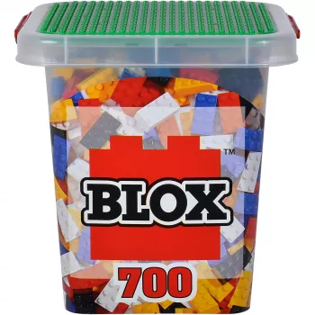 Klocki edukacyjne Simba-Dickie 104114200 — 700 elementów, różne kolory, dla dzieci od 3 lat