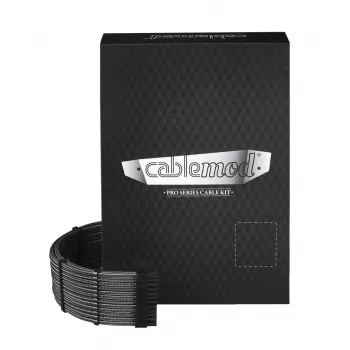 Wewnętrzny kabel zasilający Cablemod CM-PCSI-FKIT-NKC-R Carbon – niezawodne dostarczanie zasilania