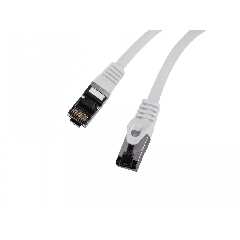Kabel sieciowy LANBERG Cat8.1 S/FTP (S-STP) RJ-45–RJ-45 Szary 3 m