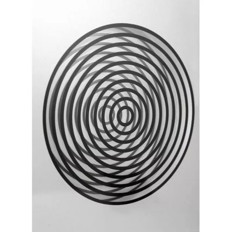 Zegar NeXtime klok 3028 OP, 16x30,2 cm, ścienny, szkło, srebrny