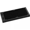 Chłodzenie cieczą typu all-in-one DeepCool LE240 V2 240mm, 2 wentylatory 120mm, łożysko hydrauliczne, wsparcie dla AM5, rurki 41 cm, czarny