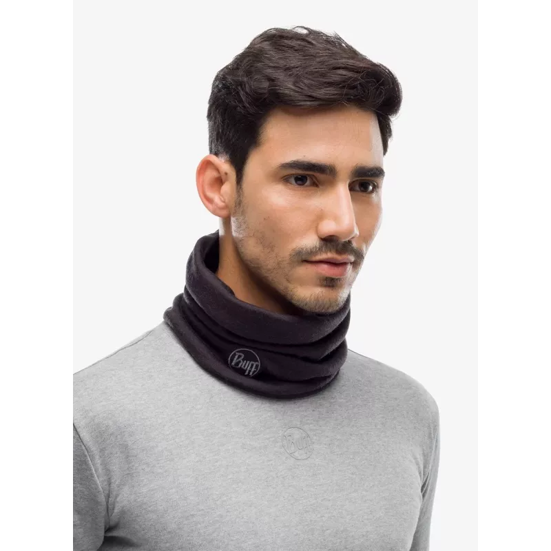 Komin Buff Multifunctional Sling Heavyweight Merino Wool — czarny, bezszwowy, elastyczny