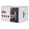 Mikrofon RØDE SM6 — czarny, waga 0,682 kg, wymiary 210×133×210 mm