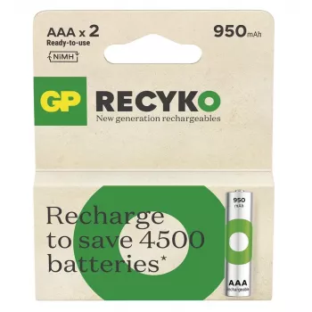 Baterie R03/AAA NI-MH 950mAh blister 2 szt.