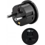 Goobay Netzadapter, Czarny - US/Japan-Socket (Type B, NEMA 5-15, 3-pin) > Type F (Type F, CEE 7/4) (45350)