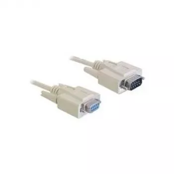 Kabel szeregowy DeLOCK RS-232 10m DB-9 Beżowy