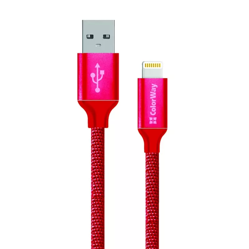 ColorWay | Kabel danych | Apple Lightning | Kabel ładujący | 2,1 A