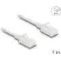 Kabel sieciowy DeLOCK RJ45 Cat.6A wtyk do wtyka 1m biały