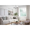 Klasyczna lampa sufitowa wisząca żyrandol Activejet MIRA Chrome 5xE27 do salonu