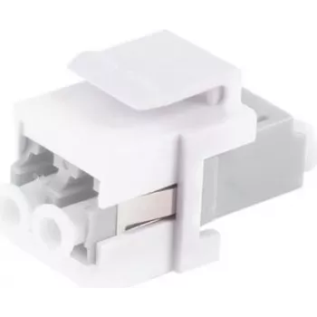 Światłowodowe złącze Keystone ShiverPeaks LC-LC Duplex beżowe — model 08-10204